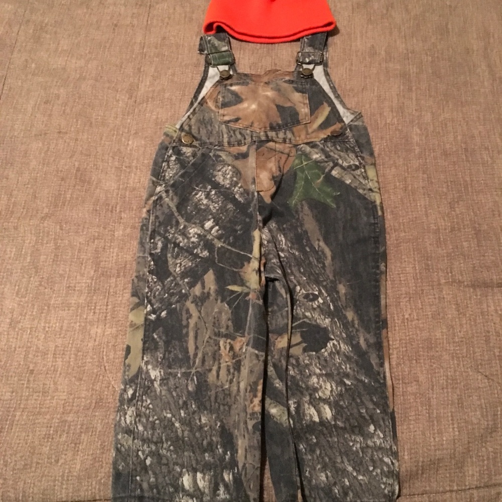 Cami Overalls with Knit Hat